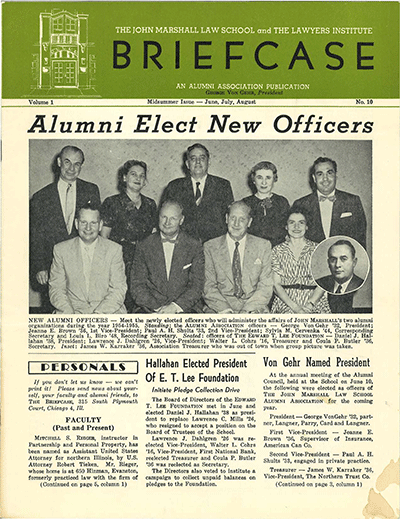 BriefCase, Vol. 1, Issue 10 (June, July, August 1954)