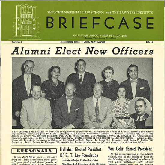 Cover of Summer 1954 Newsletter