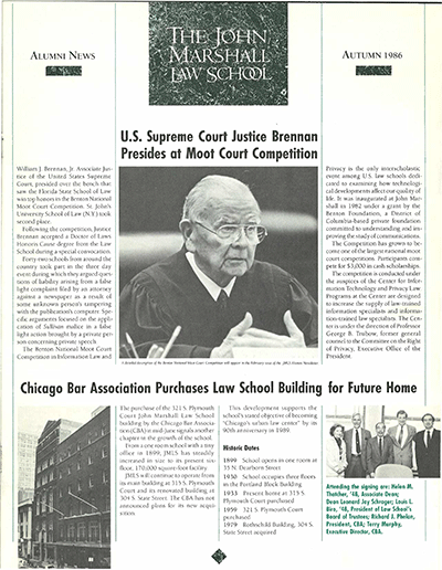 Alumni News, Autumn 1986