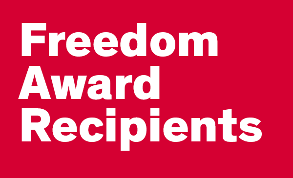Freedom Award Recipient Badge